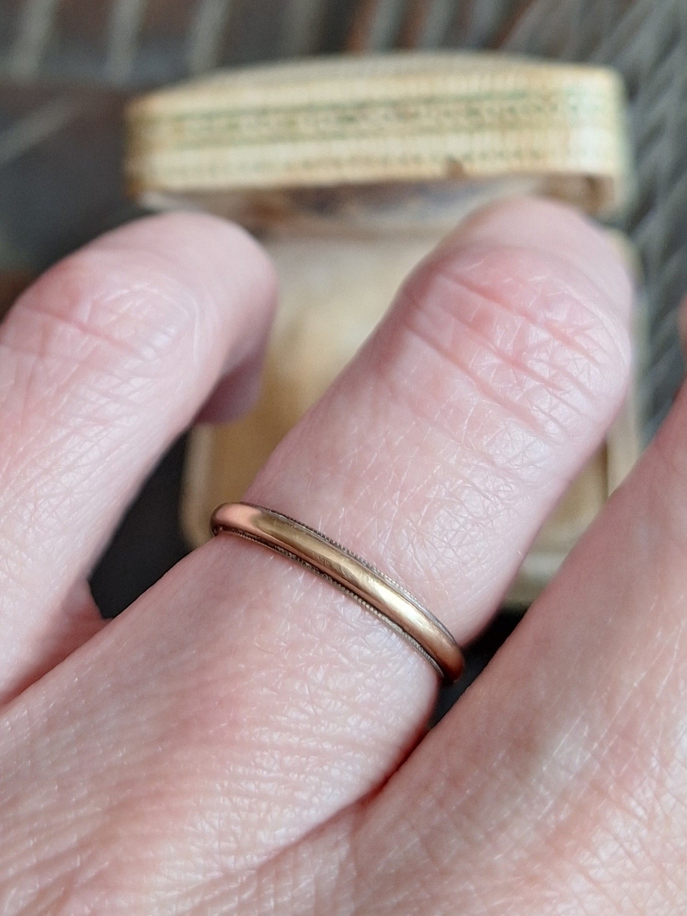 Vintage 14K Gold Ring Size 5.75 Arthur Schwemmer Jeweler PA w/ Original Box - Picture 3 of 8